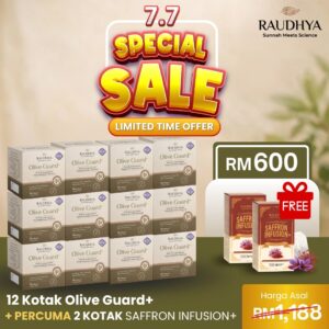 PROMO MERDEKA 12 KOTAK + FREE 2 SAFFRON